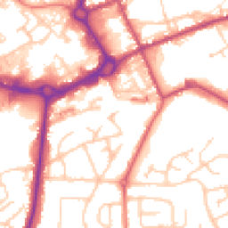 Daytime road noise heatmap for M24 1DW
