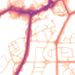 Daytime road noise heatmap for M24 1DX