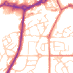 Daytime road noise heatmap for M24 1DZ