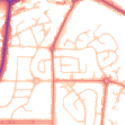 Daytime road noise heatmap for M24 1EF