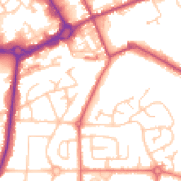 Daytime road noise heatmap for M24 1EL