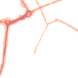 Night-time road noise heatmap for M24 1EL