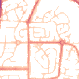 Daytime road noise heatmap for M24 1ER