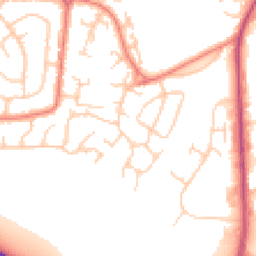 Daytime road noise heatmap for M24 1JG
