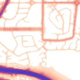 Daytime road noise heatmap for M24 1PX