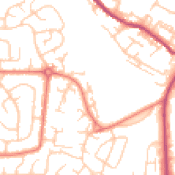 Daytime road noise heatmap for M24 1UL