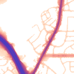 Daytime road noise heatmap for M24 1WF