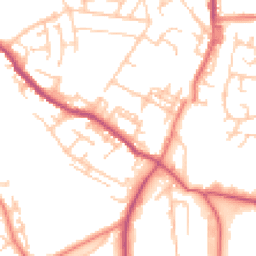Daytime road noise heatmap for M24 2AG