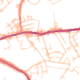 Daytime road noise heatmap for M24 2DX