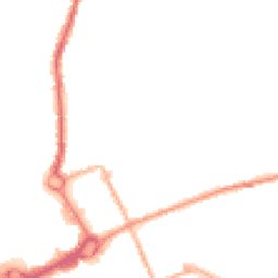 Night-time road noise heatmap for M24 2LF