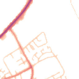 Daytime road noise heatmap for M24 2NZ