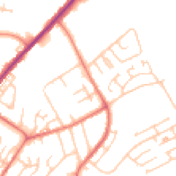 Daytime road noise heatmap for M24 2PG