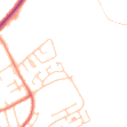 Daytime road noise heatmap for M24 2PH