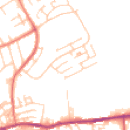 Daytime road noise heatmap for M24 2TG