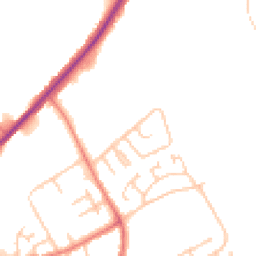 Daytime road noise heatmap for M24 2WT