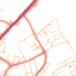 Daytime road noise heatmap for M24 2YL