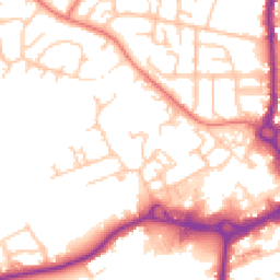 Daytime road noise heatmap for M24 4AR