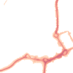Night-time road noise heatmap for M24 4BE