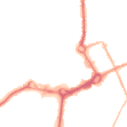 Night-time road noise heatmap for M24 4DF