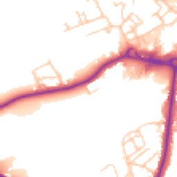 Daytime road noise heatmap for M24 4FA