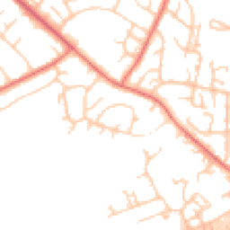 Daytime road noise heatmap for M24 4FU