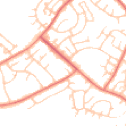 Daytime road noise heatmap for M24 4GH