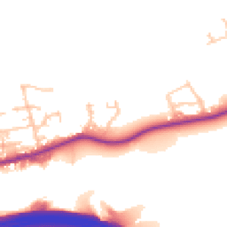 Daytime road noise heatmap for M24 4PA