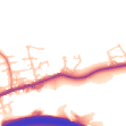 Daytime road noise heatmap for M24 4PH