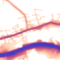 Daytime road noise heatmap for M24 4PN
