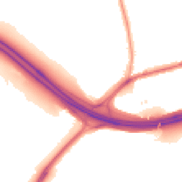 Night-time road noise heatmap for M24 4QT