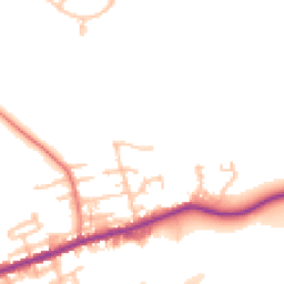 Daytime road noise heatmap for M24 4RG