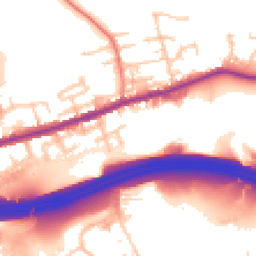 Daytime road noise heatmap for M24 4TE