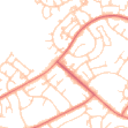 Daytime road noise heatmap for M24 5TE