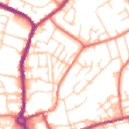 Daytime road noise heatmap for M24 6AJ