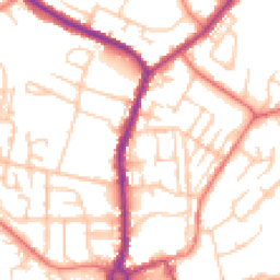 Daytime road noise heatmap for M24 6DB