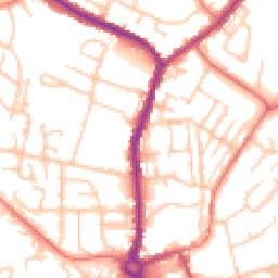 Daytime road noise heatmap for M24 6DP