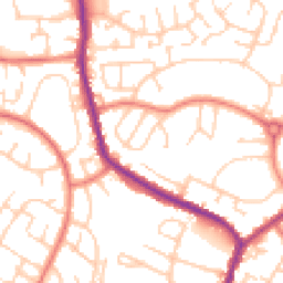 Daytime road noise heatmap for M24 6EU