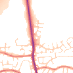 Daytime road noise heatmap for M24 6EZ
