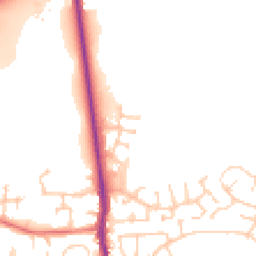 Daytime road noise heatmap for M24 6FA
