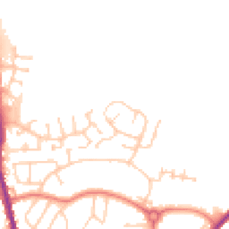 Daytime road noise heatmap for M24 6JE