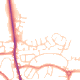 Daytime road noise heatmap for M24 6TF