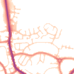 Daytime road noise heatmap for M24 6TH