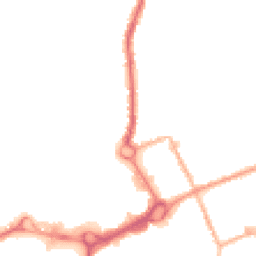 Night-time road noise heatmap for M24 6UN