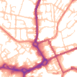Daytime road noise heatmap for M24 6UP