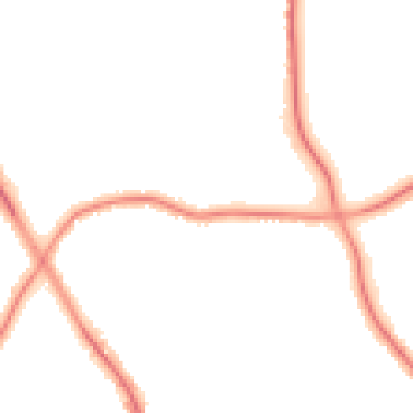 Night-time road noise heatmap for M25 0AW