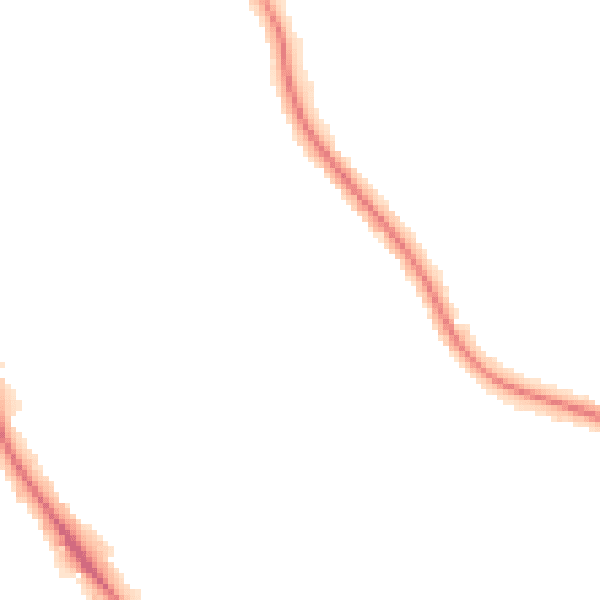 Night-time road noise heatmap for M25 0HA