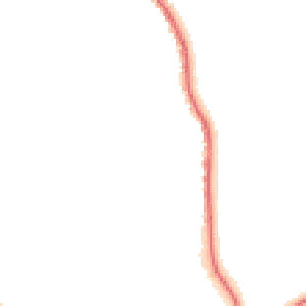 Night-time road noise heatmap for M25 1GQ
