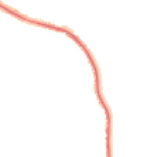 Night-time road noise heatmap for M25 1HZ