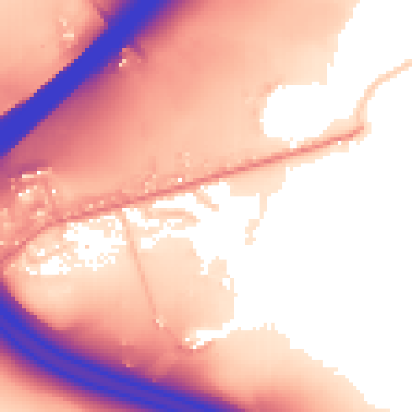 Daytime road noise heatmap for M25 2SE