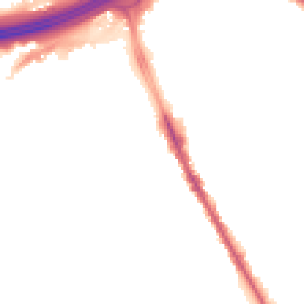 Night-time road noise heatmap for M25 3FF